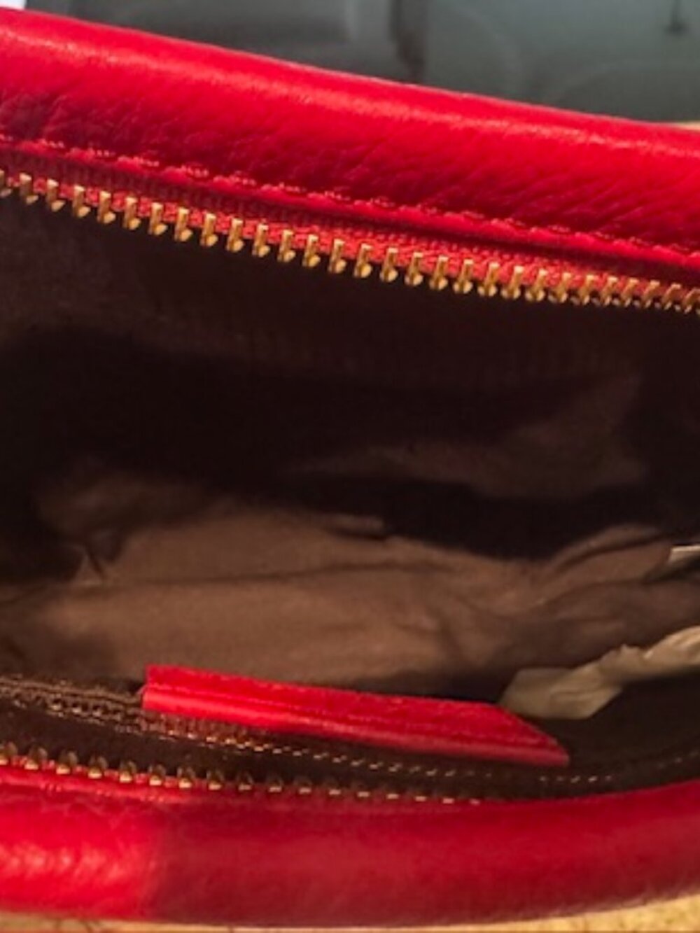 Marc by Marc Jacobs Classic Q Percy Crossbody Rosey Red Multi Leather Bag - Picture 3 of 4